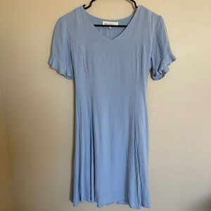 Powder Blue Midi Women’s Dress